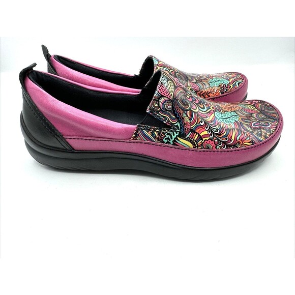 Klogs Ashbury Zen Tangle Slip On Clogs Pink/ Black Size 6.5M - Picture 6 of 9